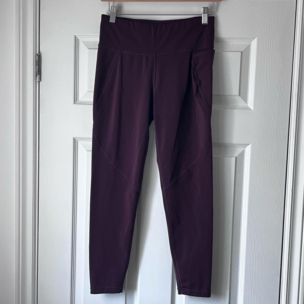 Sweaty Betty Power 7/8 Leggings Burgundy Purple Training Small - Picture 11 of 14